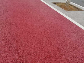 彩色透水混凝土路面 彩色透水混凝土路面